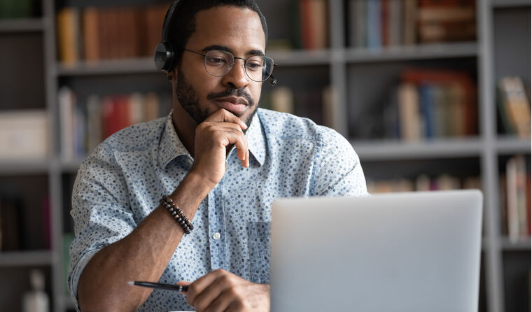 Man on laptop