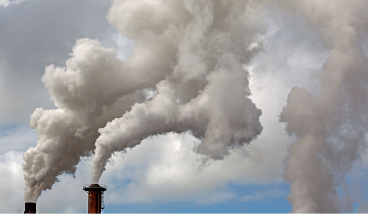 Coal burning power station