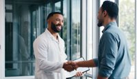 Two doctors talking